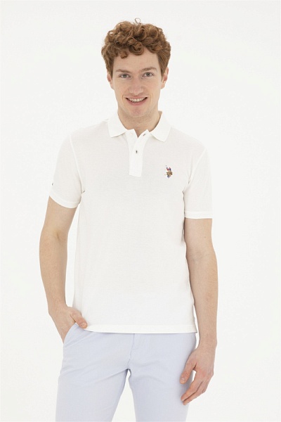 Футболка-поло из хлопка - G081SZ0110TP10IY023 Футболка муж. (VR019, 2XL)