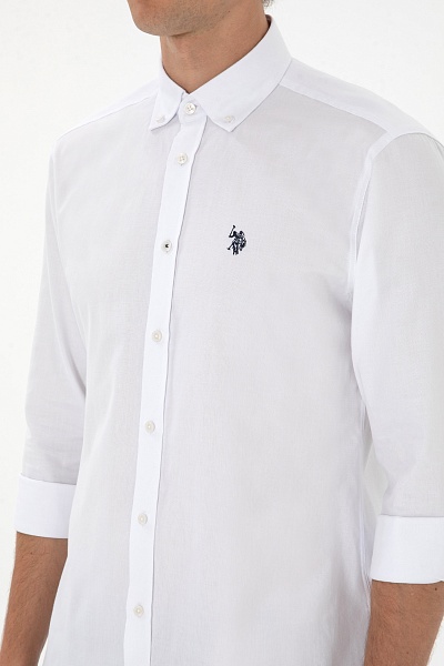 Рубашка из хлопка прямая - G081SZ0040CEDROREG025K Сорочка муж. (VR013, 4XL)