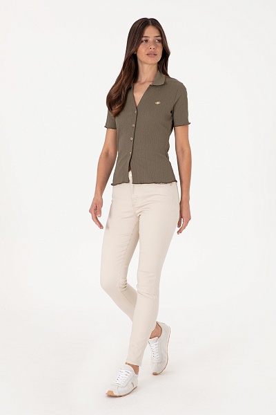 Футболка из жатого материала - G082SZ0OG0SELEN Рубашка жен. (VR052, M)