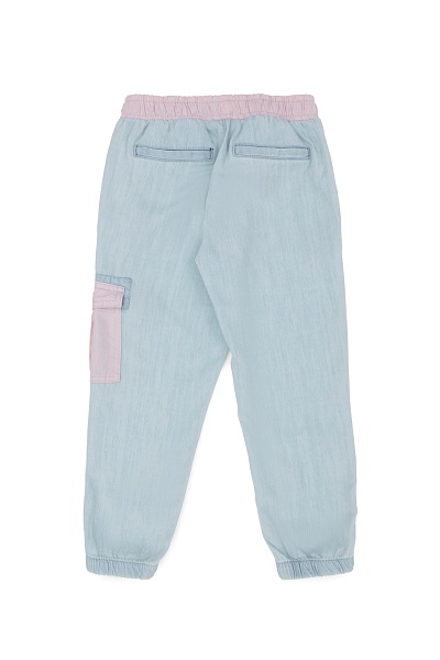 Джинсы летние на манжетах для девочек - G084SZ0800MIRENKIDS Джинсы жен. детс. (DN0021, 5_6)