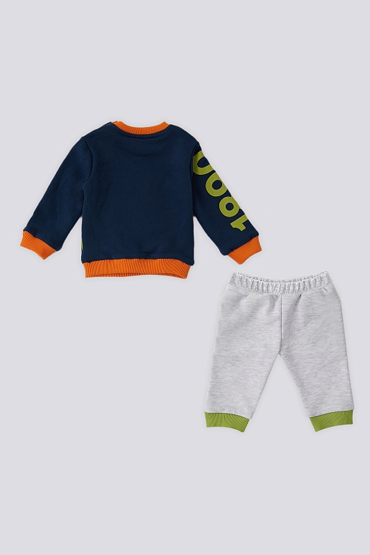 Спортивный костюм свитшот и брюки для мальчика - G085SZ0HF0USB1491 Костюм дом.  (VR028, 6-9)