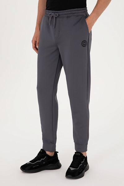 Спортивные брюки на манжетах - G081SZ0OP0S_HANKAS Брюки спорт. муж. (VR006, M)