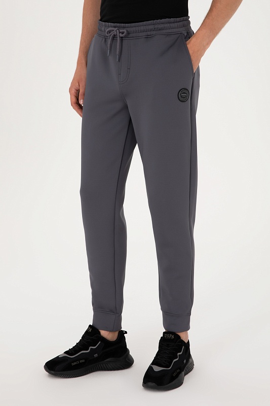 Спортивные брюки на манжетах - G081SZ0OP0S_HANKAS Брюки спорт. муж. (VR006, M)