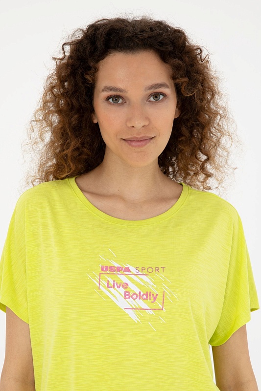 Футболка из модала с надписью - G082SZ0110PEXI_S Футболка жен. (VR087, L)
