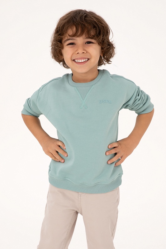 Свитшот с хлопком для мальчиков - G083SZ0820E_NAOMIBISKIDS25K Толстовка муж. детс. (VR090, 6_7)