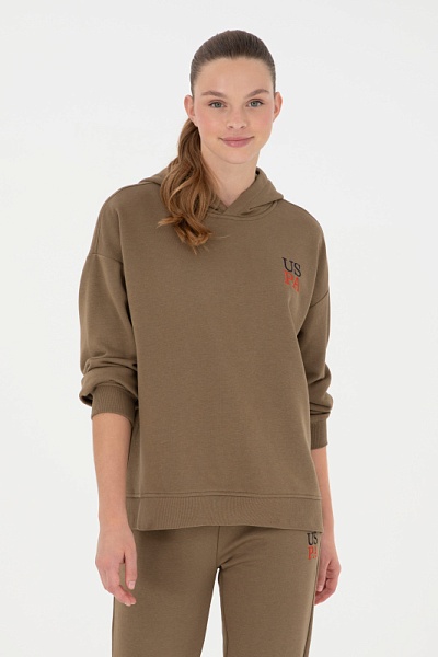 Худи с надписью - G082GL0820RC_GREEN Толстовка жен. (VR027, XL)