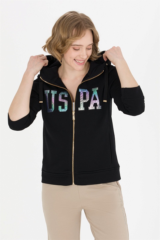 Толстовка на молнии с капюшоном - G082SZ0820SW0123 Толстовка жен. (VR046, XS)