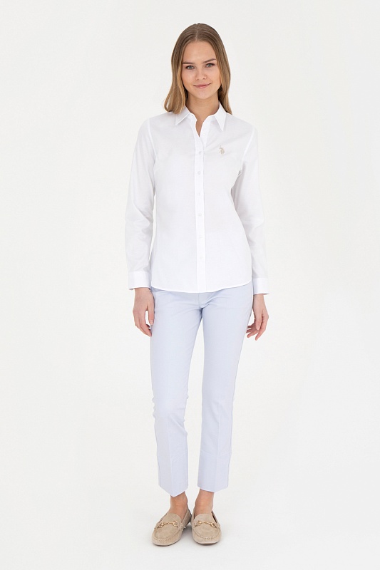 Брюки на высокой посадкой зауженные - G082SZ0780JETT Брюки жен. (VR003, 32)