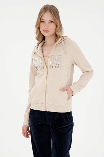 Толстовка на молнии с капюшоном - G082SZ0820SW0125 Толстовка жен. (VR049, M)