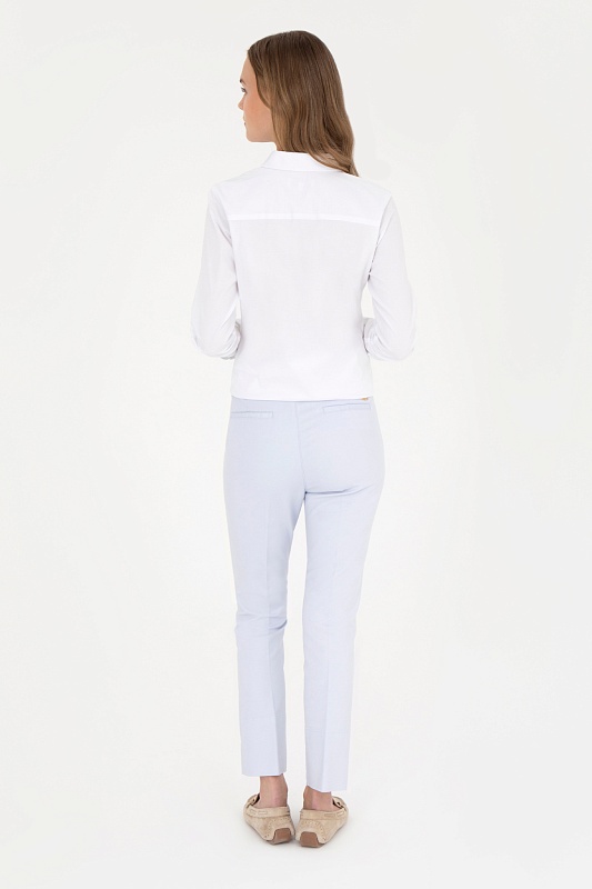 Брюки на высокой посадкой зауженные - G082SZ0780JETT Брюки жен. (VR003, 32)
