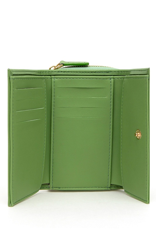 Кошелек на молнии с клапаном на кнопке - A082SZ0SR0Y24AW509 Портмоне жен. (VR054)