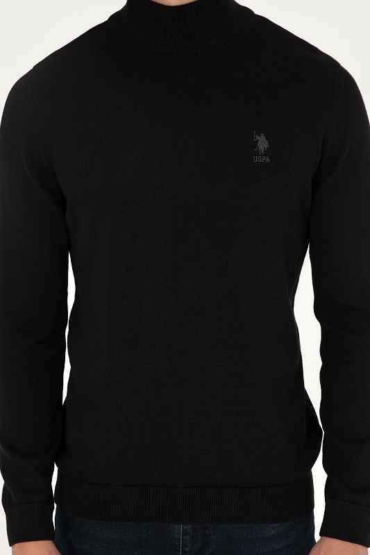 Водолазка из хлопка с воротником-стойка - G081SZ0TK0YBS_BSK24 Кофта муж. (VR046, XS)