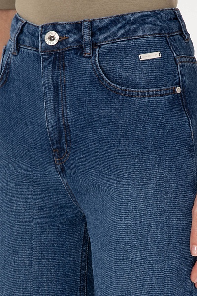 Джинсы с высокой посадкой прямые - G082SZ0800LOOSE25K Джинсы жен. (DN0022, 34)