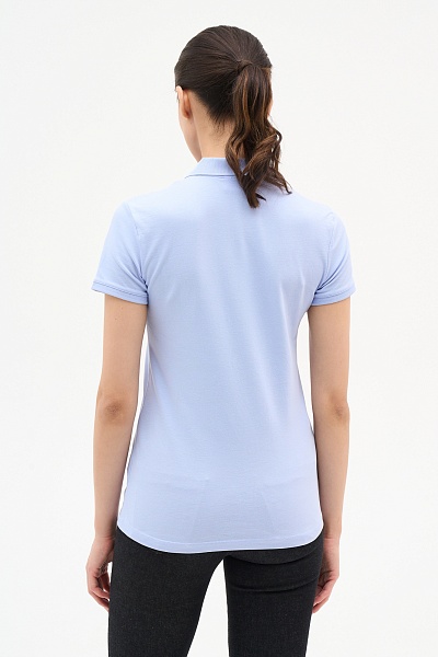 Футболка-поло из хлопка - G082SZ0110TP0123-CLR Футболка жен. (VR036, S)