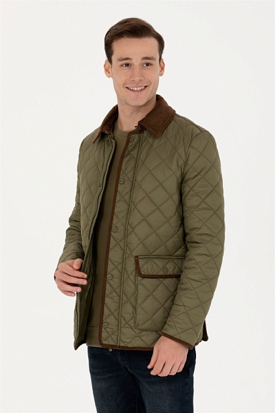 Куртка стеганая с отложным воротником - G081SZ0MS0NUCK23K Куртка муж. (VR027, 48)