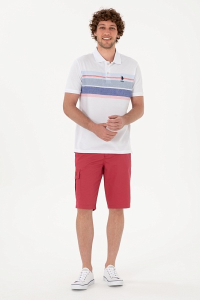 Шорты карго из хлопка - G081SZ0310CURVIS Бермуды муж. (VR223, 33)