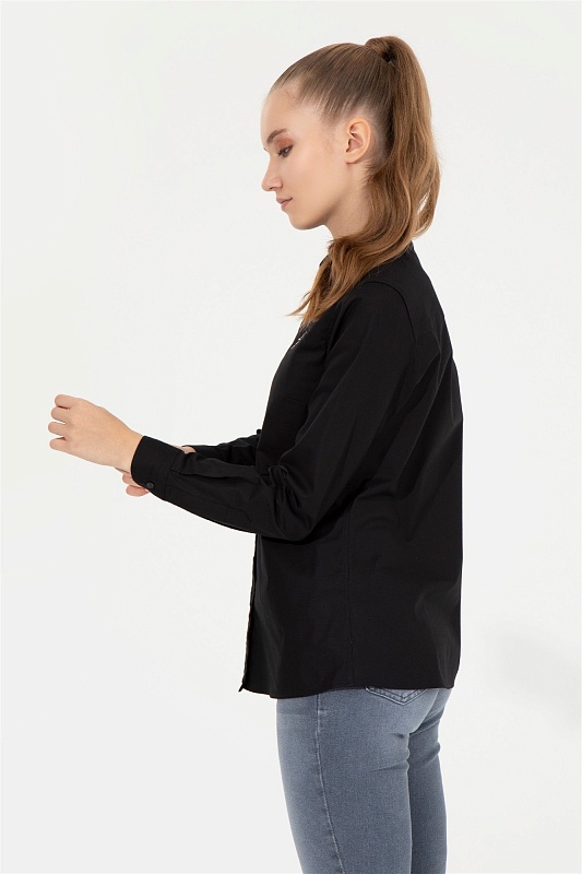 Рубашка из хлопка приталенная - G082SZ0040CRISCOLOR022K Сорочка жен. (VR046, 36)