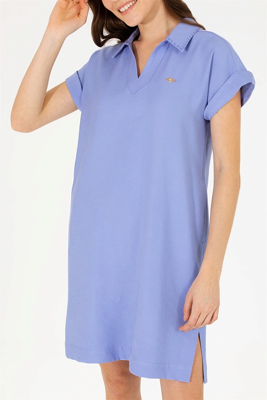Платье из вискозы с коротким рукавом - G082SZ0320HECAR Платье жен. (VR036, 36)