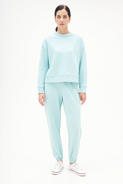 Спортивные брюки на манжетах - G082SZ0OP0R-FEROT Брюки спорт. жен. (VR083, XL)