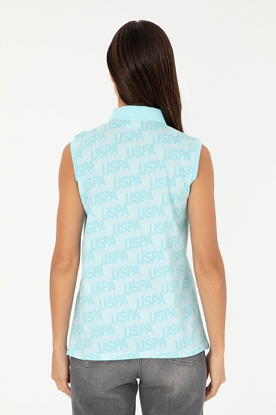 Футболка-поло из хлопка с принтом - G082GL0110GENTAF Футболка жен. (VR090, L)