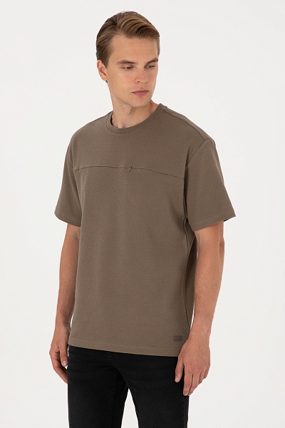 Футболка повседневная с карманом на молнии - G081SZ0110FEZHA Футболка муж. (VR052, XL)