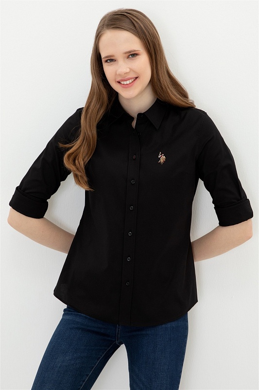 Рубашка из хлопка приталенная - G082SZ0040CRISCOLOR22Y Сорочка жен. (VR046, 36)
