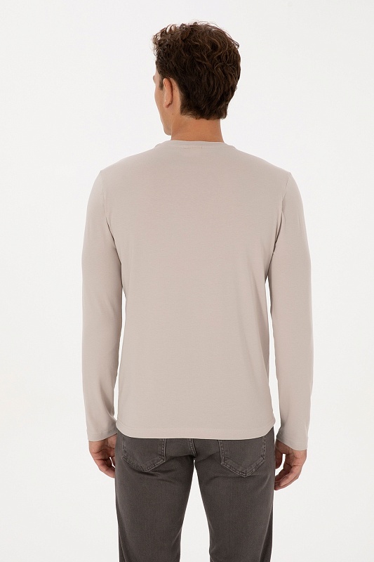 Лонгслив из хлопка - G081SZ0820BISITSK025 Толстовка муж. (VR049, S)