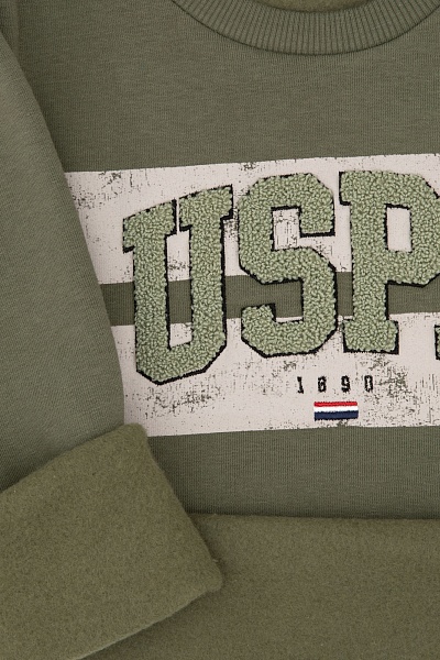 Свитшот и спортивные брюки хлопковые для мальчиков - G083SZ0HF0US2217 Костюм дом. муж. детс. (VR027, 12_13)