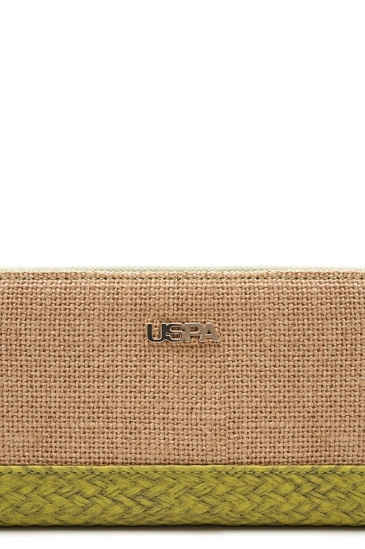 Кошелек  из джута на молнии - A082SZ0SR0Y24MUSSEDA Портмоне жен. (VR087)