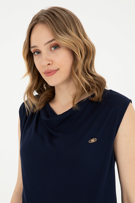 Блузка без рукавов трикотажная - G082SZ0110PAOLA Футболка жен. (VR033, 2XS)