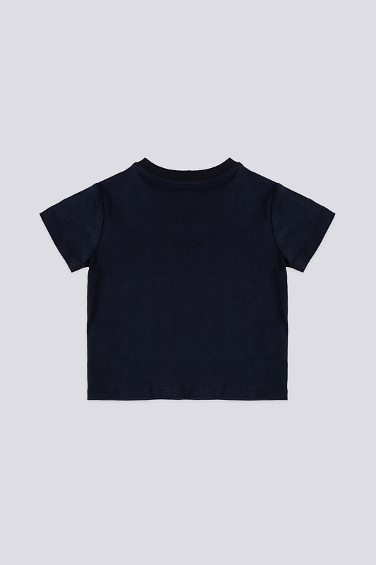 Комбинезон в полоску с футболкой для мальчиков - G085SZ0HF0USB1875_STK Костюм дом.  (VR033, 9-12)