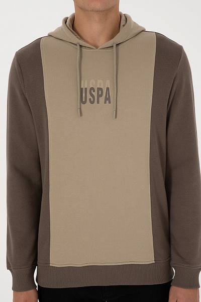 Худи с контрастными вставками - G081SZ0820E_ZYLEM Толстовка муж. (VR052, XL)
