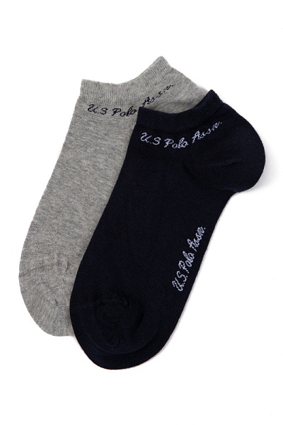 Носки короткие, 2 пары - A082SZ013P02CORASK9-2 Носки жен. (VR086)