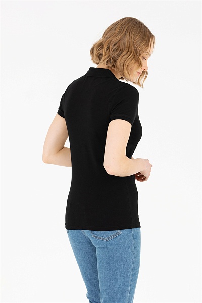 Футболка-поло из хлопка с принтом на планке - G082SZ0110TP0123 Футболка жен. (VR046, XS)