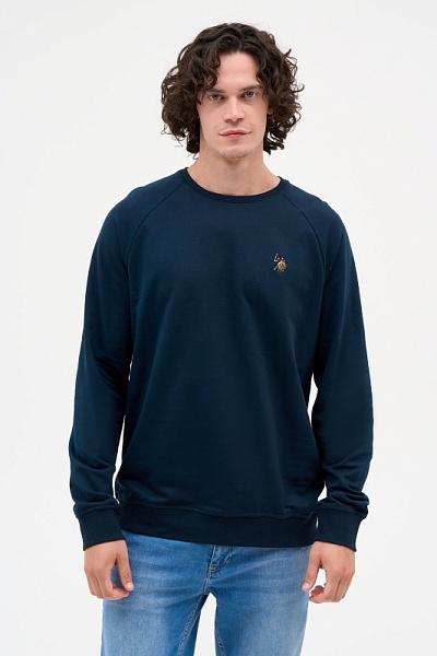 Свитшот однотонный - G081SZ0820GRARDOIY023-R Толстовка муж. (VR100, XL)