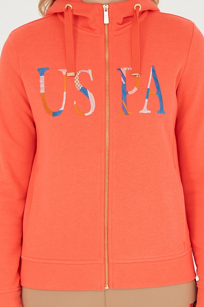 Толстовка на молнии с капюшоном - G082SZ0820SW0124 Толстовка жен. (VR039, S)