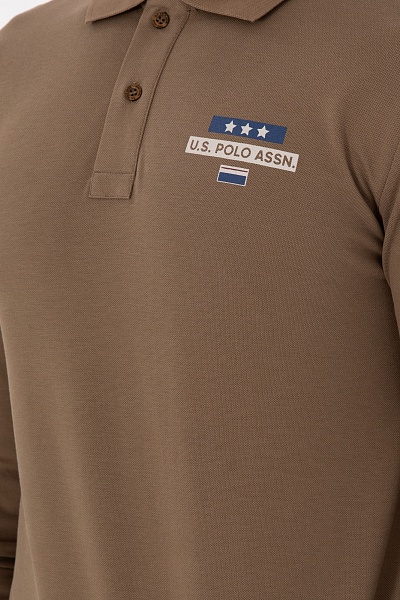 Поло с длинным рукавом трикотажное - G081SZ0820NILDO_E Толстовка муж. (VR027, XL)