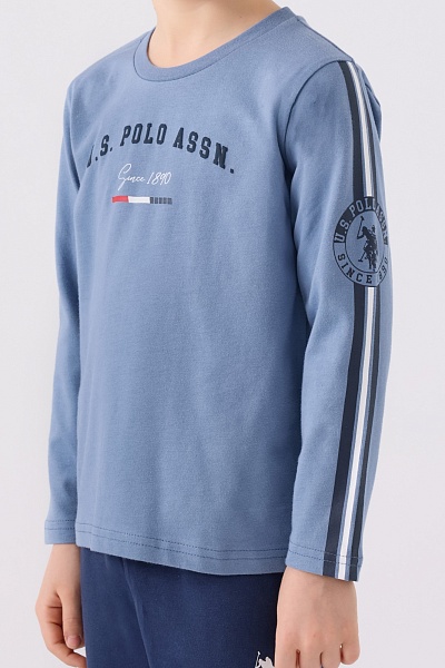 Пижама с длинным рукавом из хлопка для мальчиков - G083SZ0HF0US1911 Костюм дом. муж. детс. (VR036, 14_15)