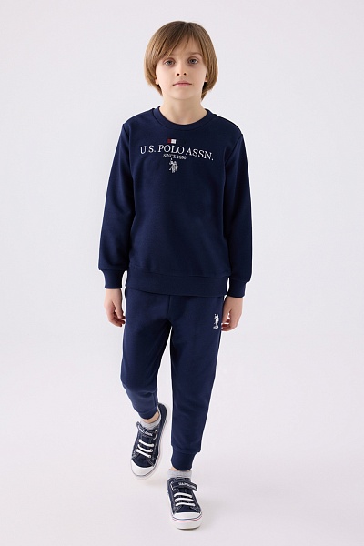 Свитшот и спортивные брюки для мальчиков - G083SZ0HF0US1936 Костюм дом. муж. детс. (VR033, 14_15)