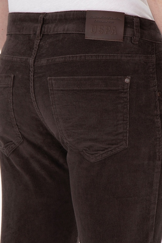 Брюки вельветовые зауженные - G081SZ0780CORDUROY24K Брюки муж. (VR029, 40, 34)
