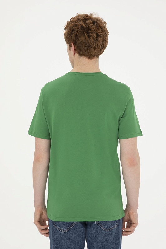 Футболка из хлопка с надписью - G081SZ0110GEARTIY024 Футболка муж. (VR054, 2XS)