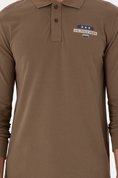 Поло с длинным рукавом трикотажное - G081SZ0820NILDO_E Толстовка муж. (VR027, XL)