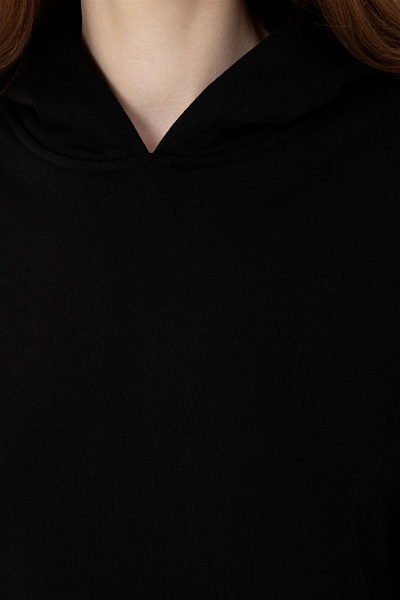 Худи с принтом на спине укороченное - G082GL0820RC-GAPIN Толстовка жен. (VR046, XL)