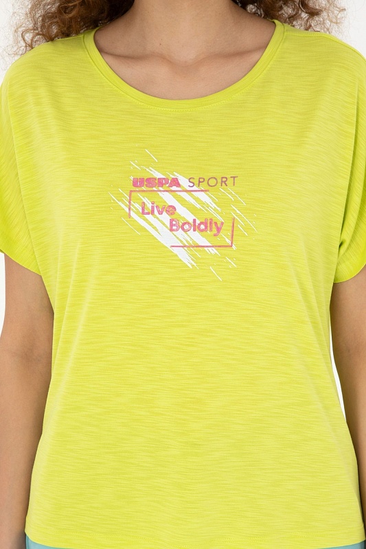 Футболка из модала с надписью - G082SZ0110PEXI_S Футболка жен. (VR087, L)