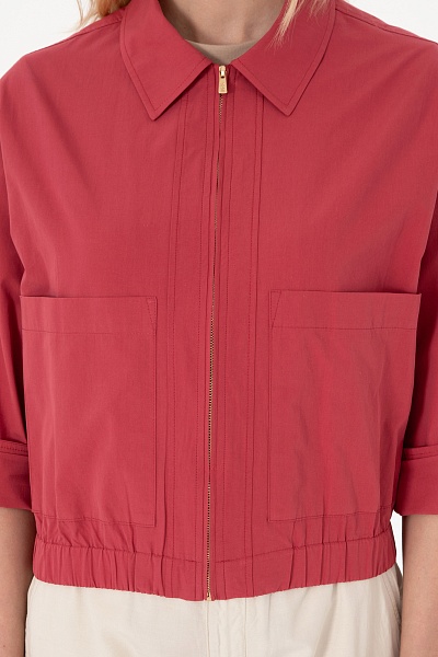 Ветровка с отложным воротником без капюшона - G082SZ0040ADISE Сорочка жен. (VR223, 36)