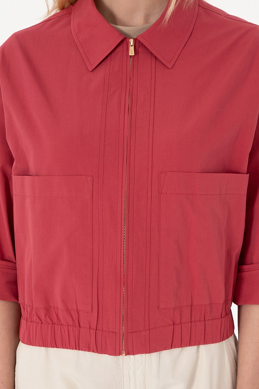 Ветровка с отложным воротником без капюшона - G082SZ0040ADISE Сорочка жен. (VR223, 36)