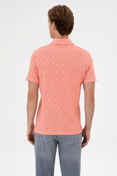 Футболка-поло из хлопка с принтом - G081SZ0110BUSAR Футболка муж. (VR041, 2XL)