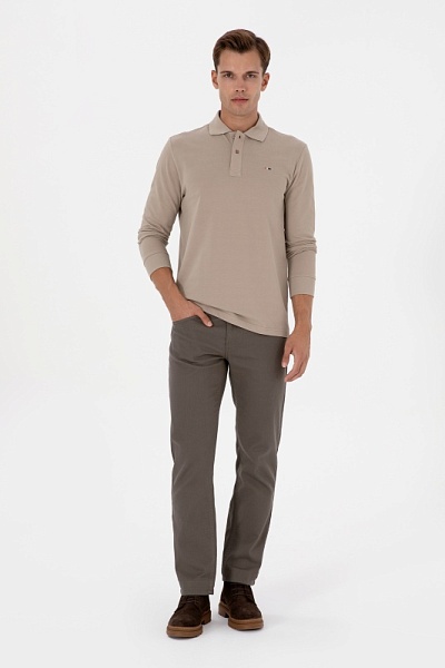 Брюки текстурированные прямые - G081SZ0780MICALEX25K_REG Брюки муж. (VR052, 32, 33)