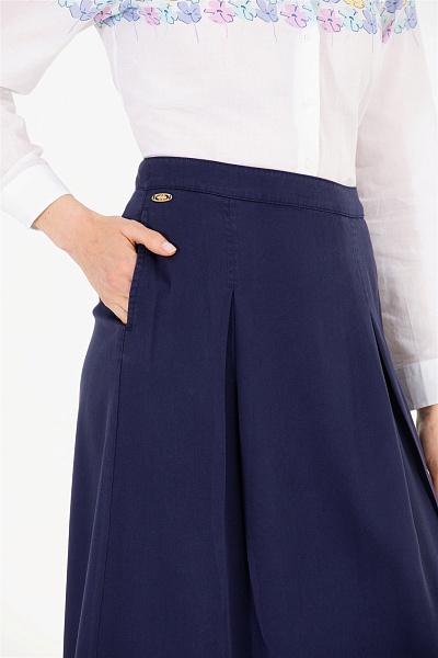 Юбка макси из лиоцелла со складками - G082SZ0980DUNET Юбка жен. (VR033, 32)